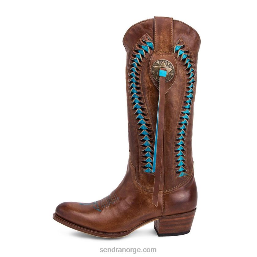 kvinner Sendra 16409 gorca negro python rojo8B46D287